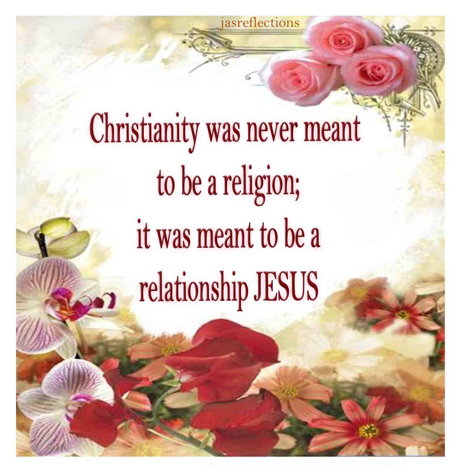 RELATIONSHIP JESUS…